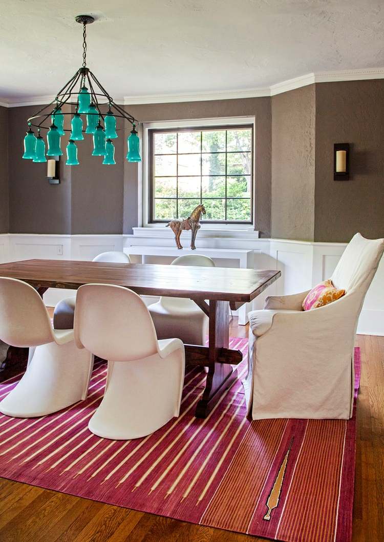 comedor ideas elegir forma color alfombra elegante moderno