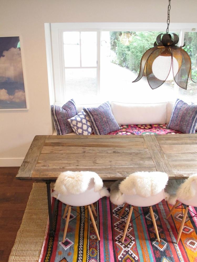 comedor ideas elegir forma color alfombra estampas bonitas moderno 