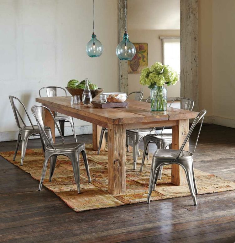 comedor ideas elegir forma color alfombra marron moderno