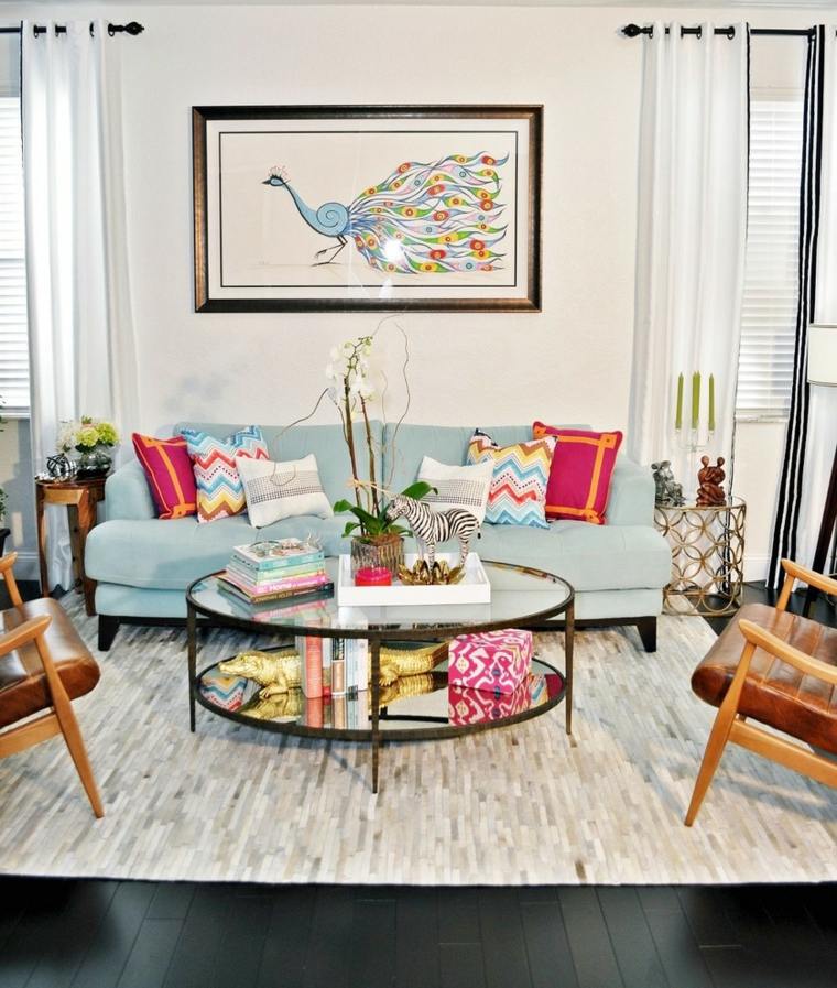 decoración salones modernos elegante colores ideas