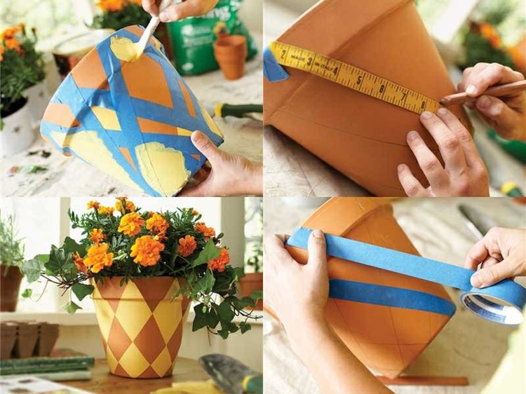 flores de colores diy estilo decoracion lineas flores