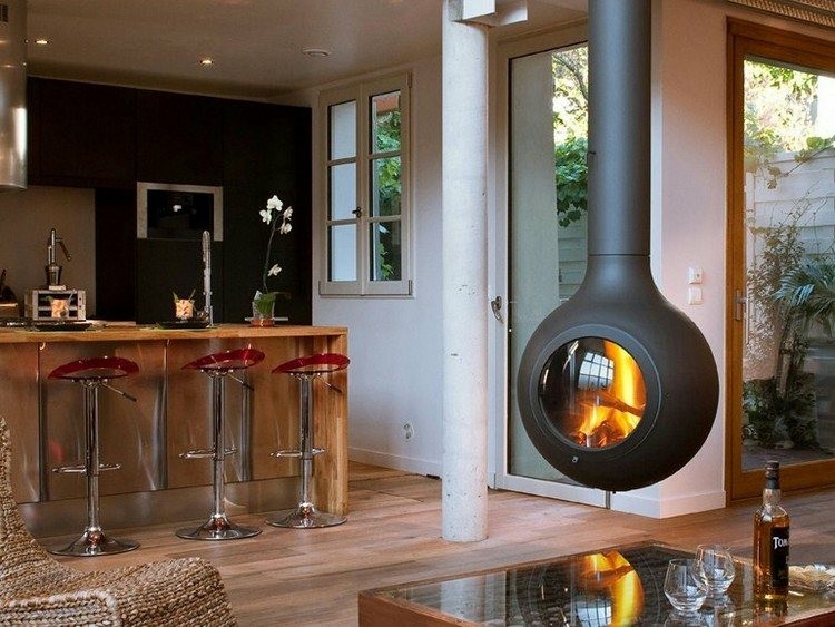 Chimeneas modernas ideas que no pasarán inadvertidas.