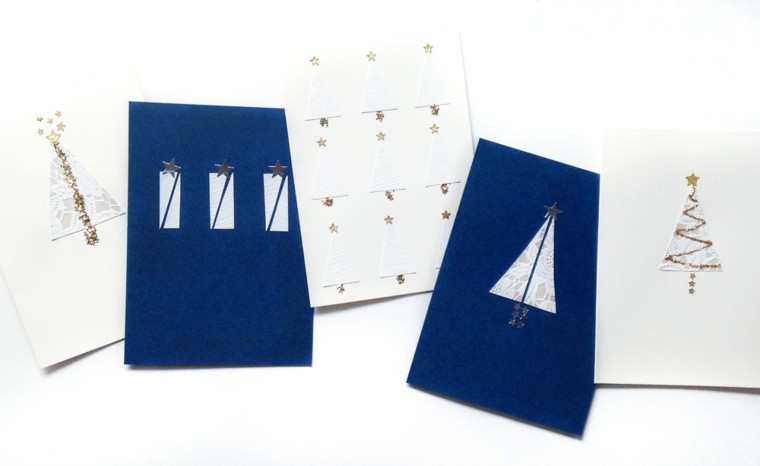 estupendas tarjetas navidad diseño minimalista
