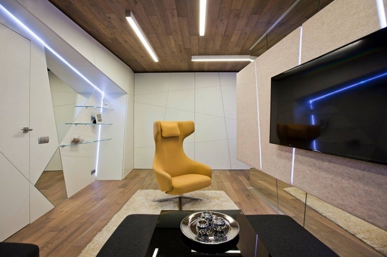 fieltro original paredes habitacion television ideas