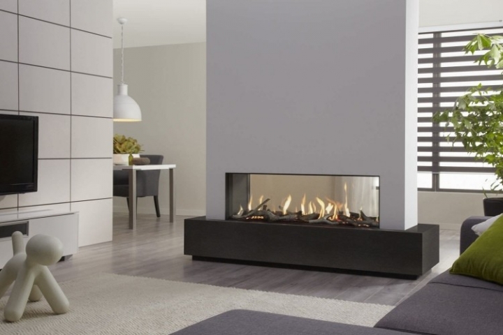 Salones chimeneas y decoración de ambientes modernos.