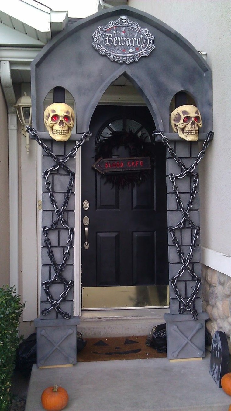 Imagenes de Halloween 35 ideas para decorar la puerta