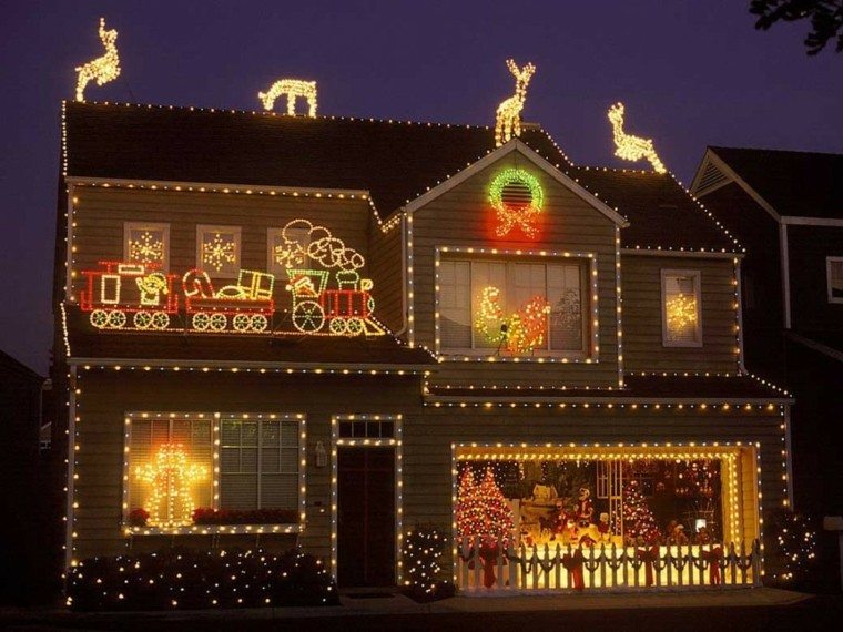 imagenes navideñas decoracion renos casa