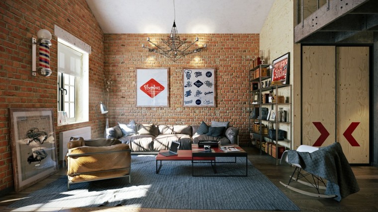 ladrillos paredes estilo casa tablas