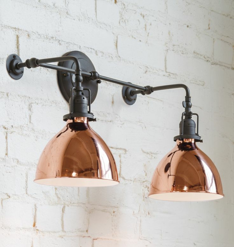 Lamparas de techo para cuartos de baño - 50 ideas