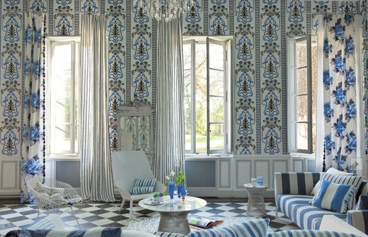 madera detalles estilo luces cortinas laparas