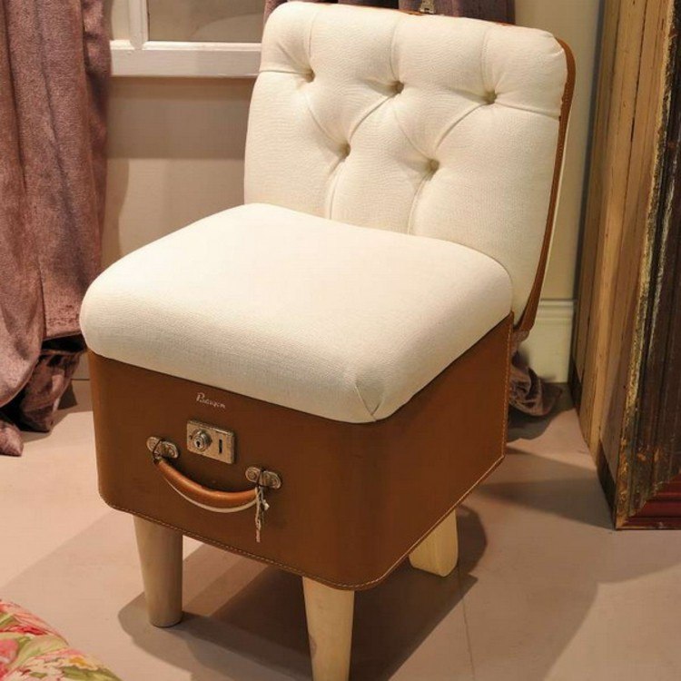 maletas vintage ideas decoracion confortable salon