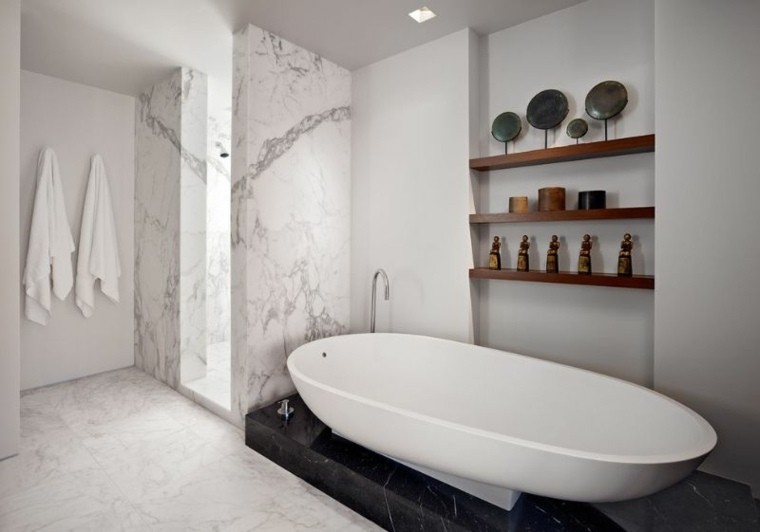 marmol sala de baño atractiva ideas