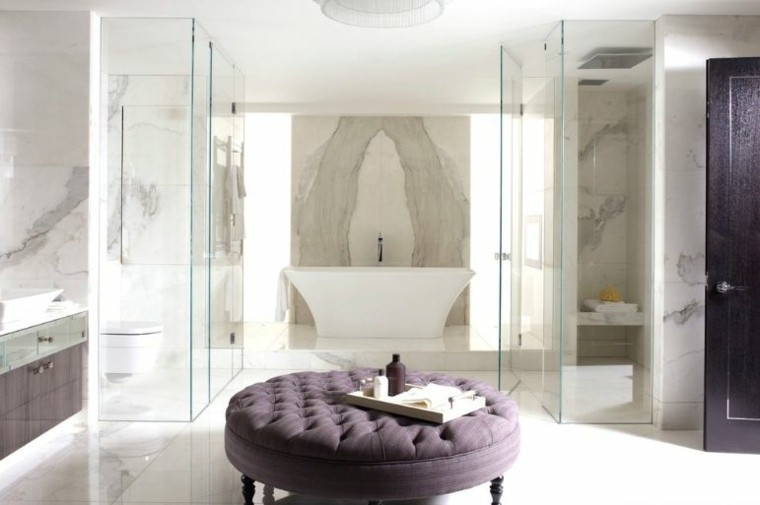 marmol sala baño cojines estetica