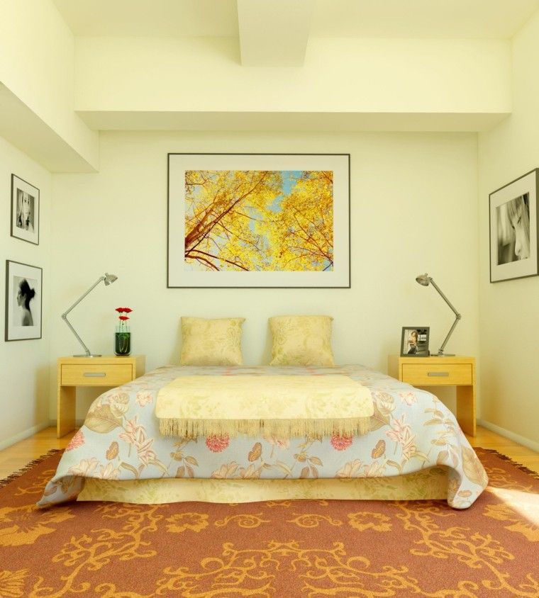 moderna decorada estilo colorido alfombra lampara