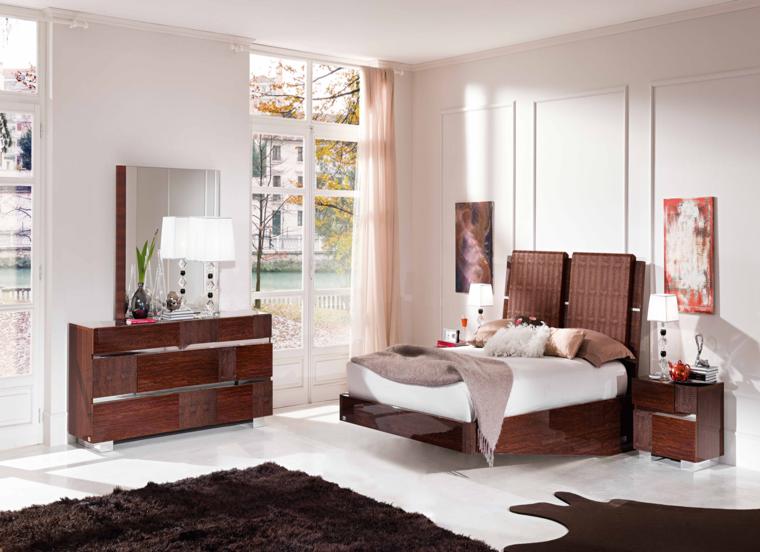 muebles dormitorio madera lacada estilo retro