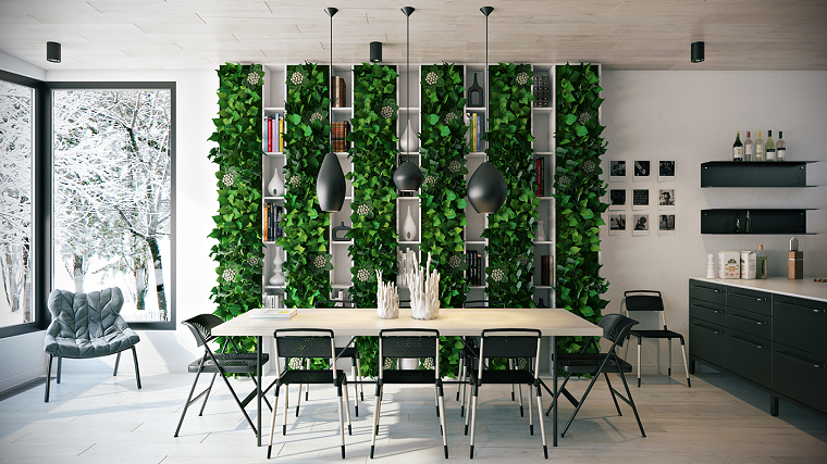 jardines verticales paredes verticales lardines sillon negro