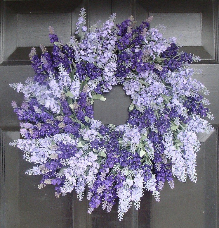 primavera ideas decorativas coronas oscuro
