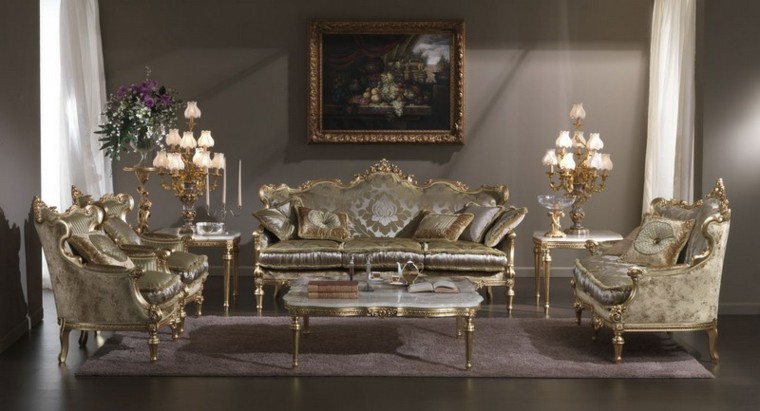 salón lujoso con muebles vintage salon lujoso muebles vintage retro
