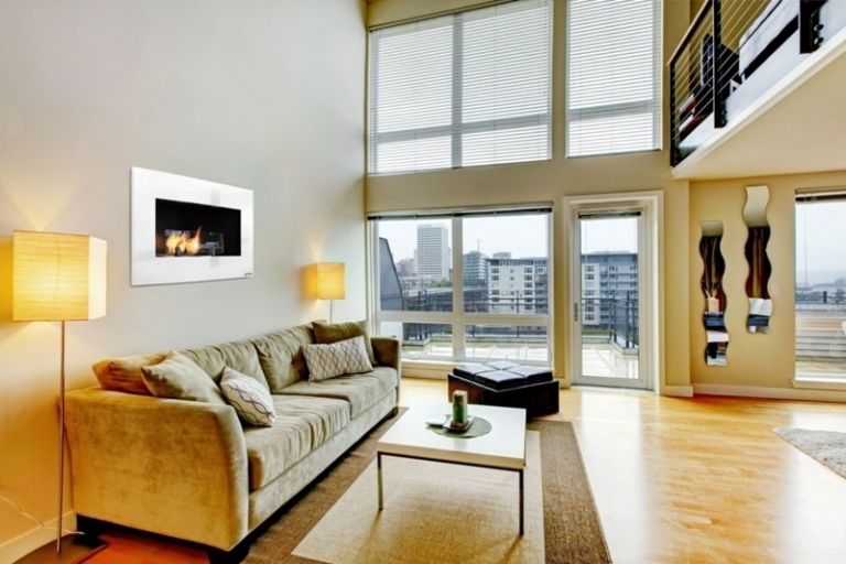 Salones con chimenea: 65 ideas ardientes