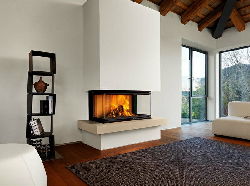 Salones con chimenea: 65 ideas ardientes