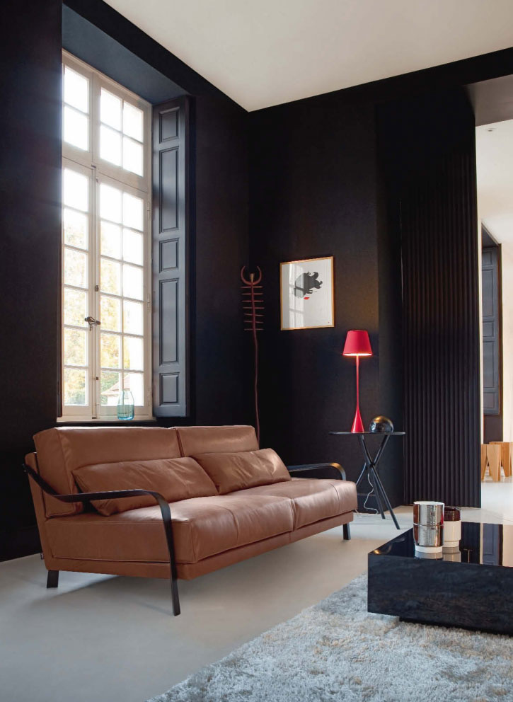 salones decoracion diseno sofa cuero ideas