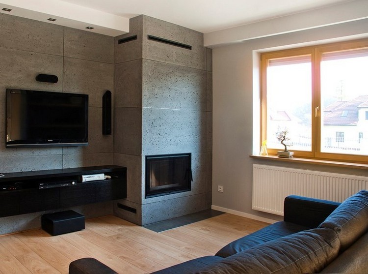 sofas energia oscura salon moderno estrecho ideas
