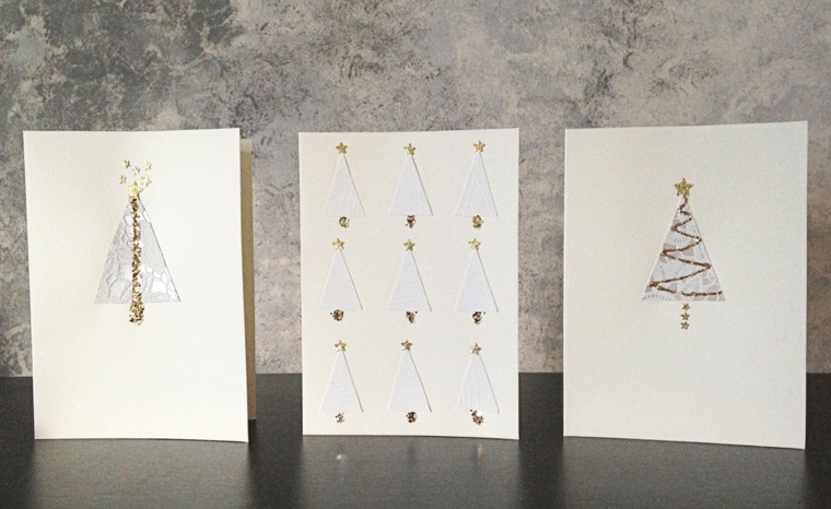 tarjetas navidad diseño estilo minimalista