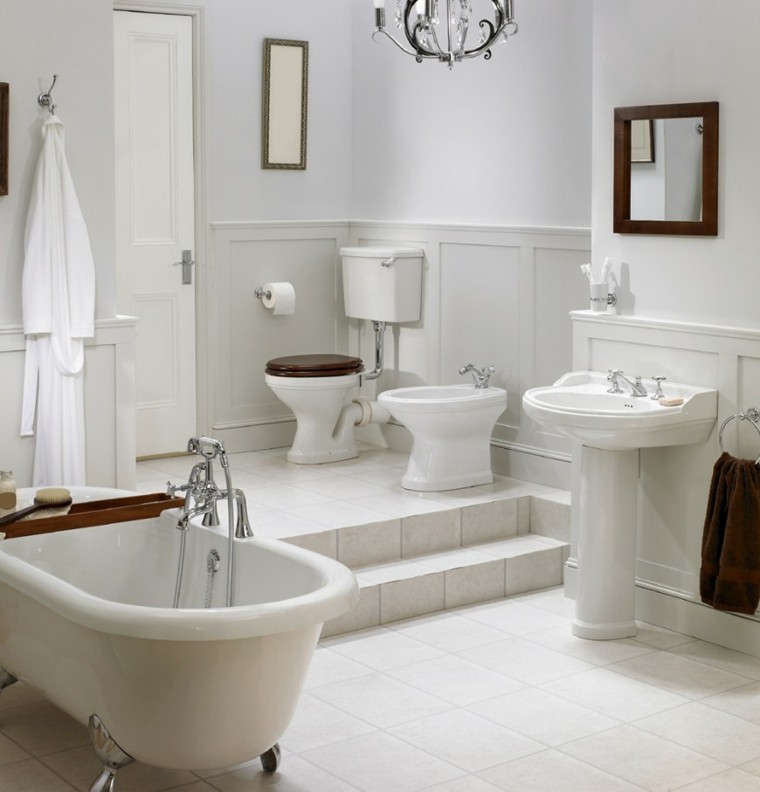 baños decoracion original estilo clasico ideas