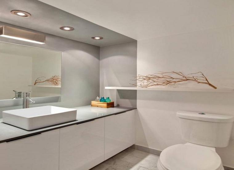 espejos para baños moderno blanco