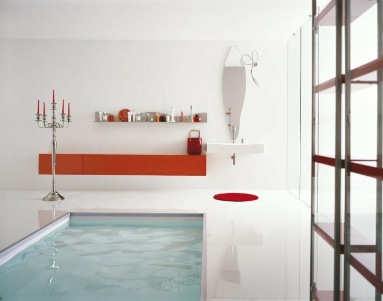decorar baños cueros brillo candelabros