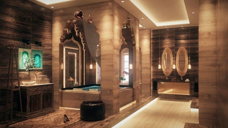baños lujosos con luces indirectas baños modernos luces modernas led