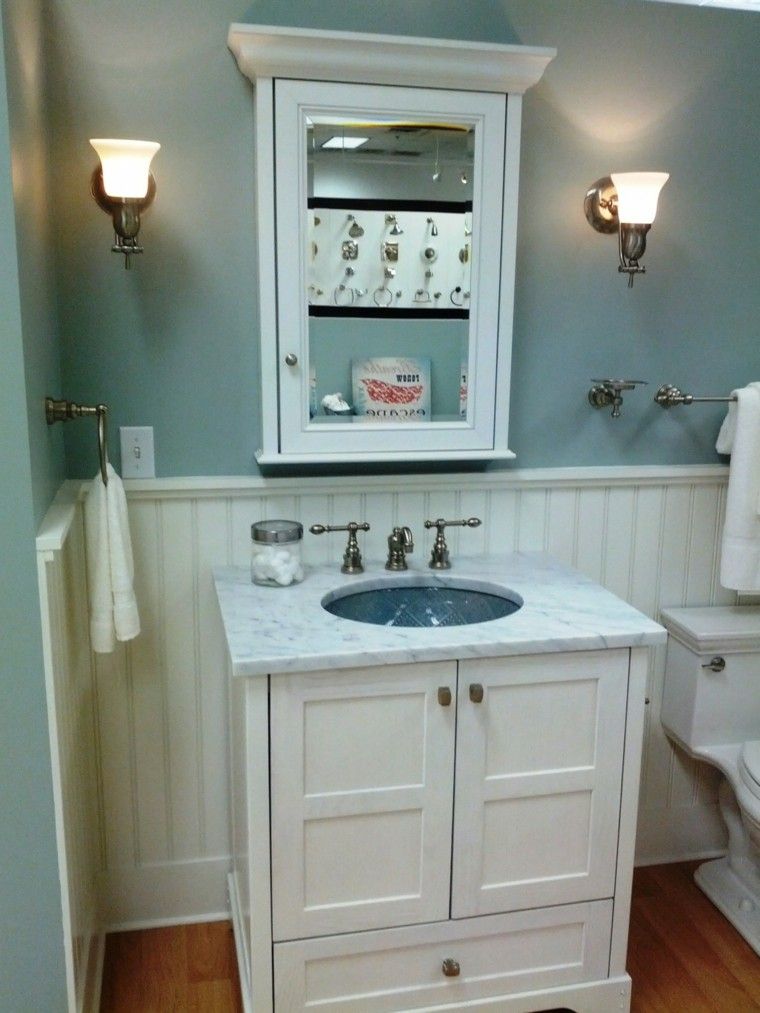 baños de color diseño estilo retro