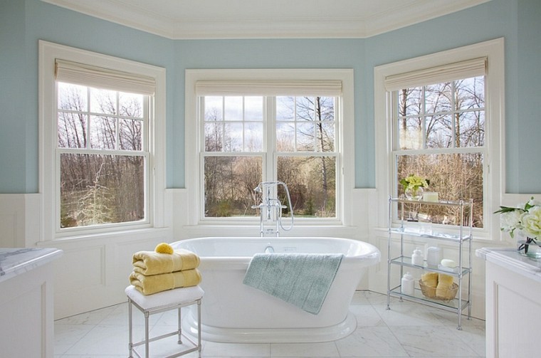bonito baño estilo retro color celeste bonito baño estilo retro celeste