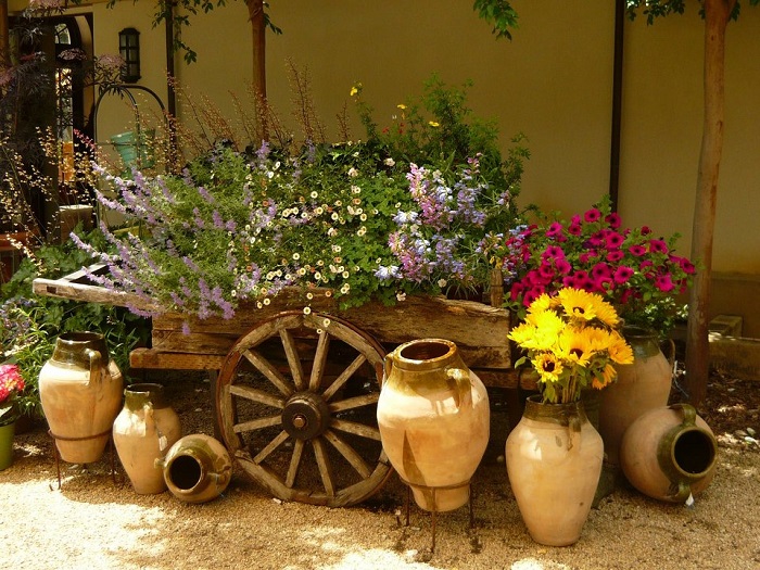 carreta flores adecuada resplandor imagenes