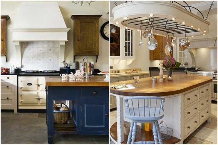 cocina estilo detalles casa rustico azul sillones