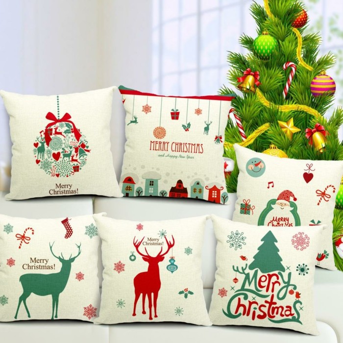cojines navidenos regalar estampas originales ifeas