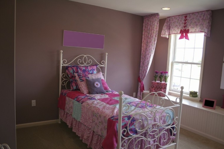 decoracion dormitorios infantiles chica cama blanca ideas