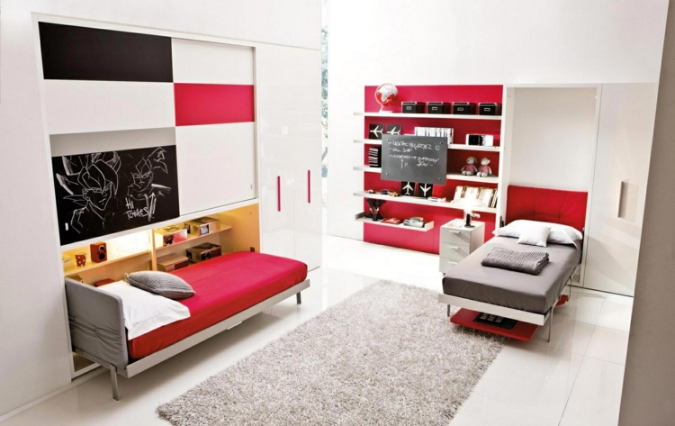 paredes pizarras decoracion dormitorios infantiles grises grises