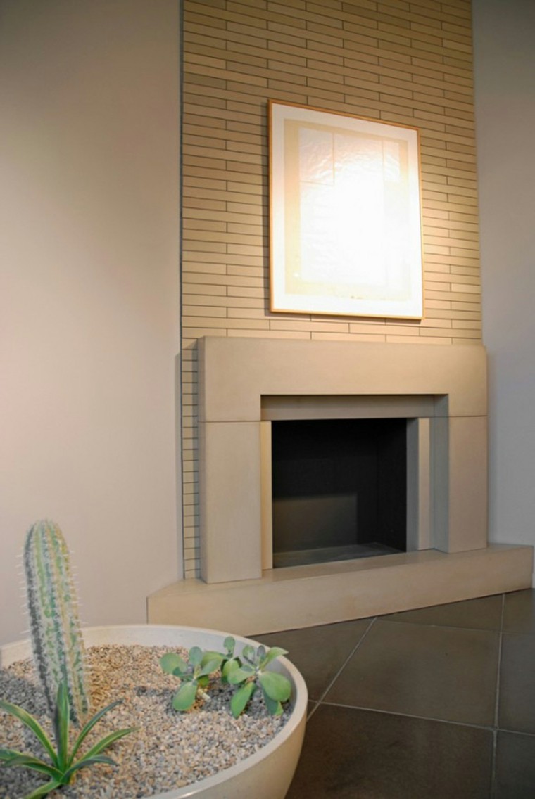 diseño de chimenea de obra diseño chimenea obra moderna deco