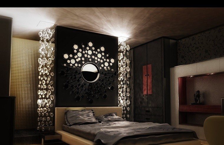 dormitorio lujoso decoracion pared ideas
