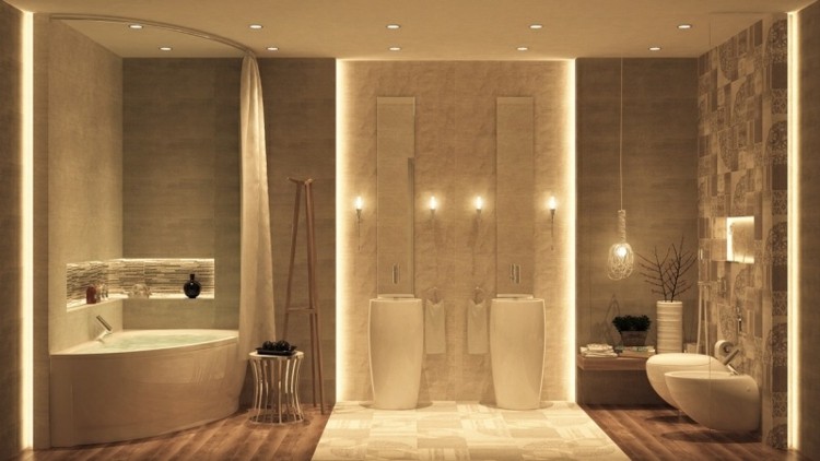 cuarto de baño diseño lujoso estupendo cuarto baño diseño moderno