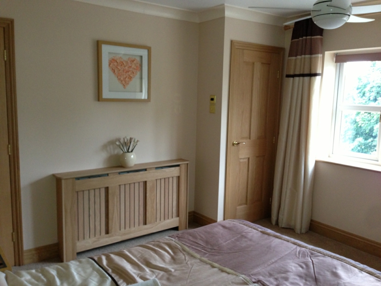habitacion dormitoprio cubierta radiador madera