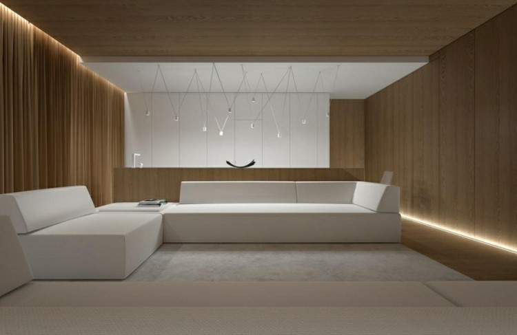 luces Led en suelos y paredes lamparas led borde suelo madera