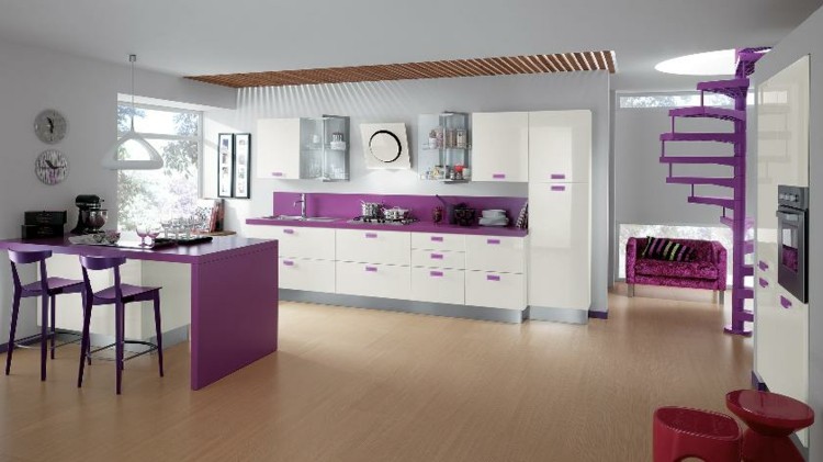 maceteros blanco ideas purpura madera