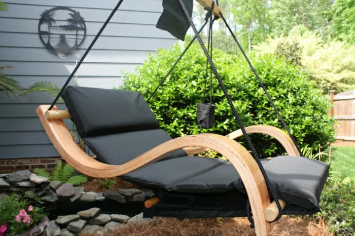 mueble mecedor terraza ideas originales buen tiempo ideas