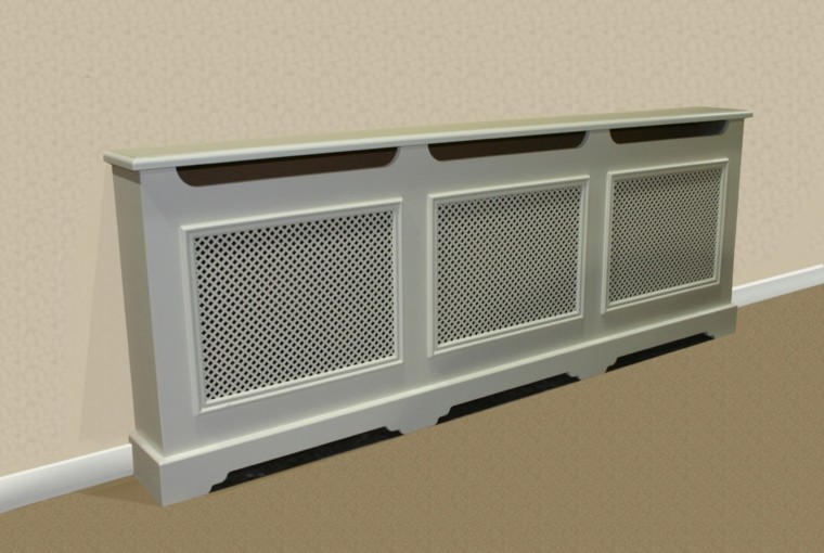 mueble radiador cubierta color gris