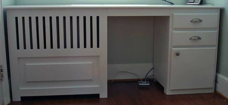 mueble escritorio zona radiador
