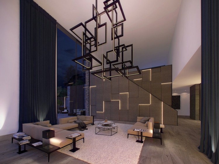 paredes ideas decorado lamparas metales