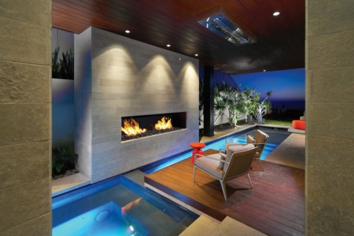 Chimeneas modernas de bioetanol o de leña - 42 modelos