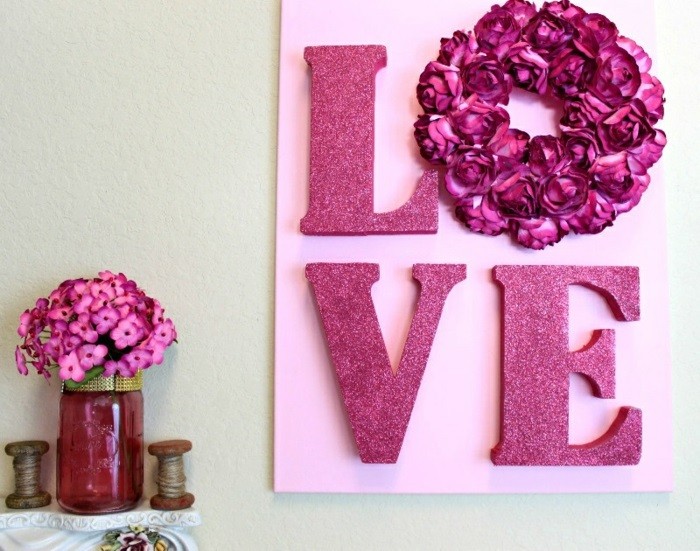 regalos preciosos enamorados colgar pared ideas